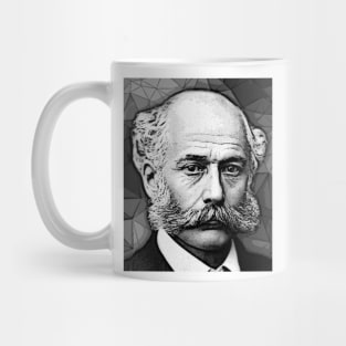 Joseph Bazalgette Black And White Portrait | Joseph Bazalgette Artwork 2 Mug